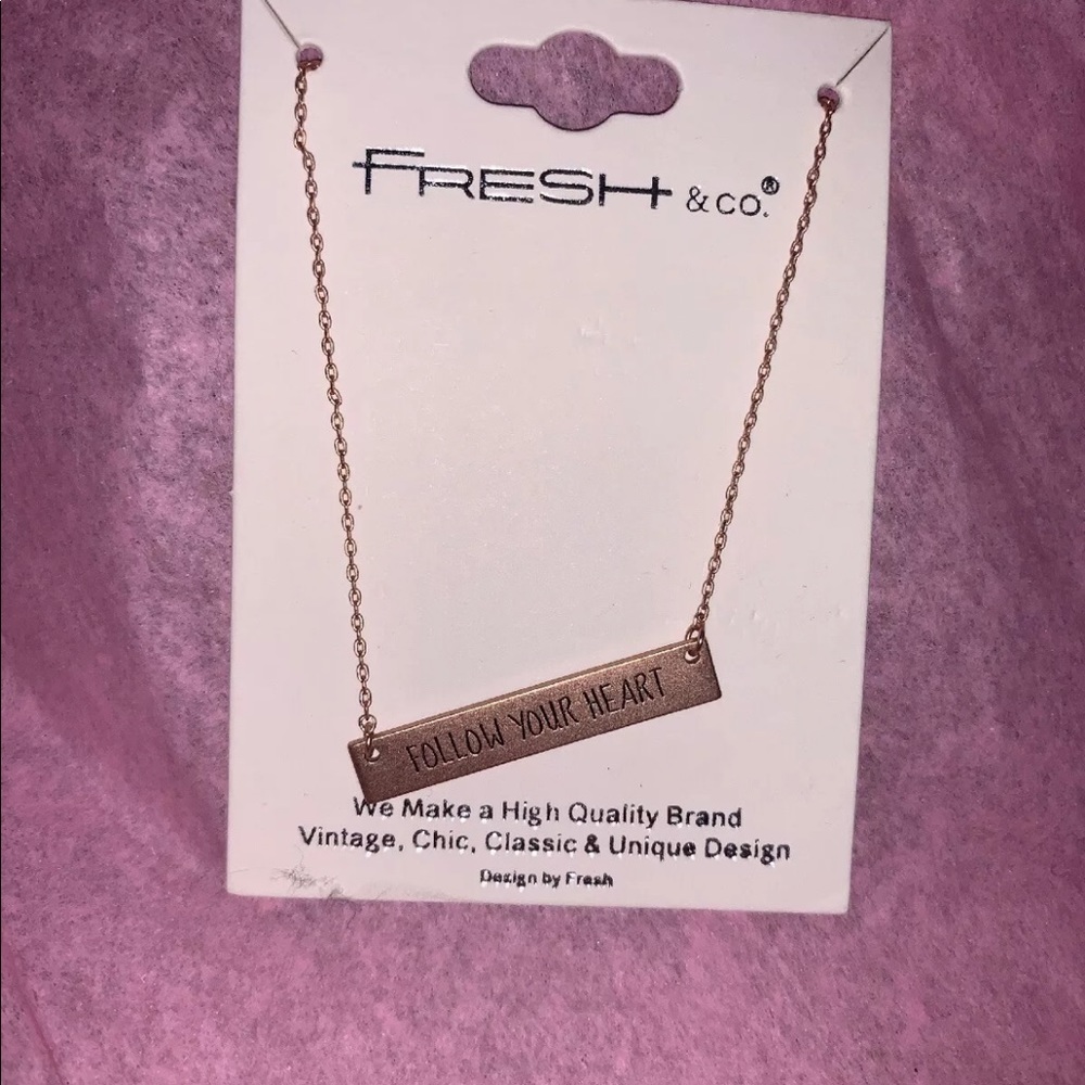Follow Your Heart Necklace Pendant - Heart necklace Pendant - love Gift pendant